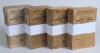 Wisden Cricketers&rsquo; Almanack 1920, 1921, 1922 and 1924. 57th, 58th, 59th & 61st editions. Original wrappers. All with faults, all with broken page blocks, wear, loss and fading to wrappers, loss to spine paper on both, appear complete. Qty 4