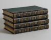 Wisden Cricketers&rsquo; Almanack 1916 to 1919. 53rd-56th editions. Handsomely uniformly bound in green and black leather with gold edging, with original paper wrappers, with raised bands and title and date in gilt to spine. Marbled end papers and gilt to all p - 2