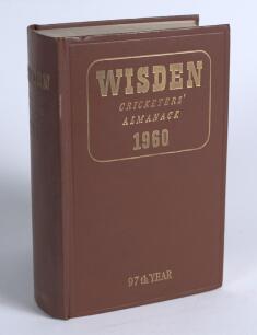 Wisden Cricketers&rsquo; Almanack 1960. Original hardback. Very good/excellent condition