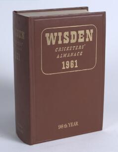 Wisden Cricketers&rsquo; Almanack 1961. Original hardback. Very good/excellent condition