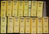 Wisden Cricketers&rsquo; Almanack 1976 to 2022. Original hardback editions with dustwrappers where applicable with the exception of the 1981, 1988, 1997 and 2001 editions which are cloth covered editions. Also includes a additional softback edition of 2002 as w - 3