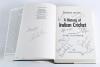 &lsquo;A History of Indian Cricket&rsquo;. Mihir Bose. London 1990. Hardback with good dustwrapper. Signed to the title and other early pages by twelve members of the 2002 touring party to England and ten others. Signatures include Venkataraghavan, Chandrasekhar, Mus - 2