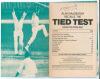 Australia v West Indies &lsquo;Tied Test&rsquo; 1960/61. &lsquo;The Greatest Test of All&rsquo;. J.H. Fingleton. London 1961. Hardback with dustwrapper. Signed to the title page by six players who took part in the famous tied 1st Test at Brisbane, 9th- 14th December 1960. Signat - 4