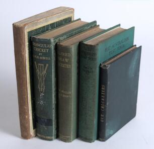 &lsquo;Our Cricketers Past & Present&rsquo;. Published by A.D. Jones 1897. Collection of six scarce booklets parts I-VI and the &lsquo;Special Australian Number&rsquo;, part VII, featuring the Australian&rsquo;s 1896. With twenty four black and white photographs of individual players 