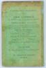 &lsquo;John Lawrence&rsquo;s Handbook of Cricket in Ireland&rsquo; 1865-1866. First Number (issue). Compiled and edited by J.T.H.[Hurford]. Lawrence, Dublin. Original paper wrappers laid down to boards with replacement spine. Signed bookplate of B.J. Wakley to inside front - 2