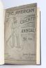 &lsquo;The American Cricket Annual for 1894&rsquo;. Fifth year of publication. Compiled, edited and published by Jerome Flannery, New York 1894. Bound in later blue cloth boards, gilt title to spine, speckled page edges, original decorative paper wrappers retained. 