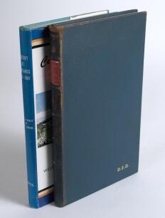 &lsquo;Century at Newlands 1894-1964. A History of the Western Province Cricket Club&rsquo;. Compiled by S.E.L. West, edited by W.J. Luker. Newlands 1965. Limited De Luxe Edition no. 76. Bound in full blue leather, raised bands and title label to spine, gilt initials