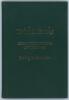 &lsquo;Cricket Books. Great Collectors of the Past&rsquo;. Irving Rosenwater. Privately printed by J.G. Eccles, Inverness, for the author 1976. Nine portraits. Full green leather with gilt to top edge, marbled endpapers. Limited edition number 95 of 200 copies of whi