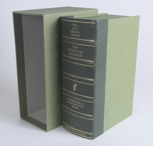 &lsquo;The Essential Denison&rsquo;. A boxed set of facsimile editions of the six volumes of Denison&rsquo;s Cricketers&rsquo; Companions 1843-1847 and his sketches of the players, together with hardback book &lsquo;The Essential Denison&rsquo; by David Rayvern Allen. Christopher Saunders, 