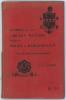 &lsquo;Scores of the Cricket Matches between Rugby & Marlborough from the commencement up to date&rsquo;. E.S. Andrew. London first edition 1904. 61pp. Original decorative maroon cloth covers. Presentation copy signed with dedication in ink to front endpaper to &lsquo;J. C