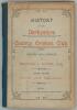 &lsquo;History of the Derbyshire County Cricket Club&rsquo;. Walter J. Piper. Derby 1897. Original decorative boards. Some breaking to internal hinges, Ex collection of F.S. Ashley-Cooper with his signature to top border of the first advertising page and dated May 23