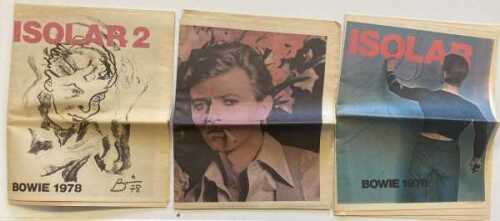 DAVID BOWIE ISOLAR 1 AND 2 PROGRAMMES