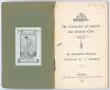 &lsquo;The Cricketers of Consett and District Club. An Illustrated Souvenir compiled by a member&rsquo;. John J. Raw. Published by the Mail & Leader, Newcastle upon Tyne 1907. Original paper wrappers. 83pp plus advertising. This was a presentation copy to C.B. Fry wi - 2