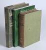 Harold Larwood. Two hardback titles by Larwood, both with his signature in ink laid down to the title page. &lsquo;Body-Line?&rsquo;, London 1933, original green cloth, and &lsquo;The Larwood Story&rsquo;, Harold Larwood, London 1965, dustwrapper with old tape repairs. Sold wit