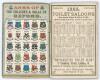 &lsquo;Shipwright&rsquo;s I Zingari Bouquet&rsquo;. &lsquo;The Universities Toilet Club & Hat Co.&rsquo; 1905. Printed by H. Silverlock, London. Small 64pp calendar/ diary for 1905 in original paper wrappers with decorative front cover in I Zingari colours of black, red and gold, &lsquo;Sh - 3