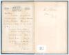 The Invalids. A Chronicle&rsquo;. J.C. Squire. Privately printed 1923. Original blue boards with gilt title to front. 35pp followed by 8pp of photographic illustrations of teams and players. Limited to 125 copies, this is a presentation copy with dedication in - 3