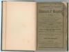 The Cambridge University General Almanack & Register 1858-1863. Run of six issues of the Almanack. Published annually by Henry Wallis and E. Johnson, Cambridge. Printed by J. Webb of Cambridge. Bound together as one volume in dark green cloth, gilt title 