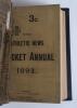 &lsquo;The Athletic News Cricket Annual&rsquo;. Complete and full run of issues for 1892 (first year of issue in book form) to 1955 (final issue). Bound together as fourteen volumes in modern matching dark blue leather with gilt titles to fronts and spines, original - 2