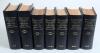 &lsquo;The Athletic News Cricket Annual&rsquo;. Complete and full run of issues for 1892 (first year of issue in book form) to 1955 (final issue). Bound together as fourteen volumes in modern matching dark blue leather with gilt titles to fronts and spines, original - 3
