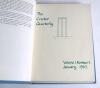 &lsquo;The Cricket Quarterly. A Journal devoted to the Noble Game of Cricket&rsquo; Volumes I-VIII 1963-1970. Edited by Rowland Bowen. Complete run of the journal comprising all thirty two issues bound together as four volumes in matching pale blue cloth, title label - 3