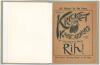 &lsquo;Kricket Karicatures from the Evening News by Rip. Season 1896&rsquo;. Roland Pretty Hill. Published by The Evening News Ltd. 1896. W.G. Grace image to front wrapper. 16pp of caricatures with subjects including &lsquo;&rdquo;W.G.&rdquo; Batting&rsquo;, &lsquo;&rdquo;W.G.&rdquo; Fielding&rsquo;, &lsquo;Johnny on th