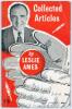 &lsquo;Close of Play&rsquo;. Leslie Ames. First edition, London 1953. Hardback with original pen and ink caricature of Ames in wicket-keeping action laid down to front endpaper, signed in ink by Ames. Very good condition with good original dustwrapper. Sold with a bo - 3