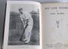 Jack Hobbs. Three hardback titles by Hobbs, each either signed by Hobbs or with his signature laid down. Titles are &lsquo;My Life Story&rsquo; London 1935, signed to bookplate photograph. Also &lsquo;My Cricket Memories&rsquo;, London 1926, and &lsquo;Playing for England! My Test-Cri - 2