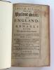 &lsquo;Angliae Notitia or the Present State of England&rsquo;. Edward Chamberlayne. &lsquo;The Nineteenth edition, with great Additions and Improvements&rsquo;. Printed by T. Hodgkin for R. Chiswell etc., London 1700. Rebound in black calf with raised bands and gilt title to spi