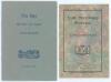 Gerald Brodribb. Two booklets by Brodribb. &lsquo;The Bay and other new poems&rsquo;, published by The Mountjoy Press 1953, limited edition no. 6 of thirty copies produced. Not listed in Padwick. &lsquo;Some Memorable Bowling&rsquo;, The Cricket Book Society, Hunstanton, No. 1 (