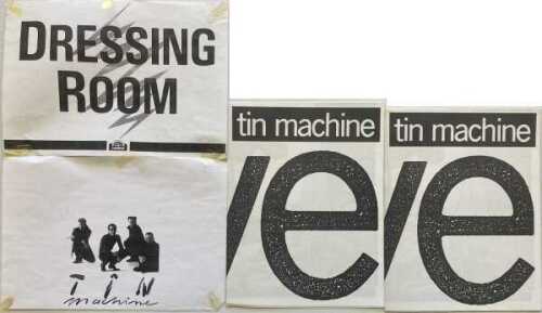 TIN MACHINE MEMORABILIA AND PHOTOS