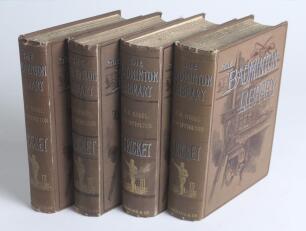 &lsquo;Cricket&rsquo;. R.G. Steel and R.H. Lyttelton. &lsquo;The Badminton Library of Sports and Pastimes&rsquo;, Longmans & Co., London. Four editions of the book, published 1888 (appears to be 1st edition), 1889 (3rd edition), 1890 (4th edition) and 1893 (5th edition &lsquo;thorough