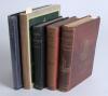 Early cricket histories and biographies 1866-1922. Five hardback titles from the collection of the sports journalist and author, Gordon Ross, the majority with his bookplate to the inside front cover. Titles are &lsquo;Jerks in from Short-Leg&rsquo; by Quid (R.A. Fit