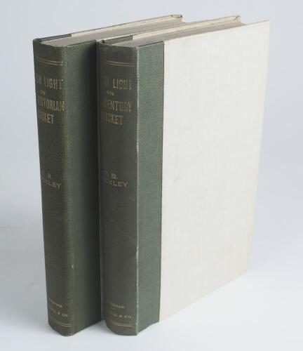 &lsquo;Fresh Light on 18th Century Cricket. A Collection of 1000 New Cricket Notices from 1697 to 1800&rsquo;. G.B. Buckley. Birmingham 1935. Padwick 801. Sold with &lsquo;Fresh Light on Pre-Victorian Cricket. A Collection of New Cricket Notices from 1709 to 1837&rsquo;. G.B. Bu