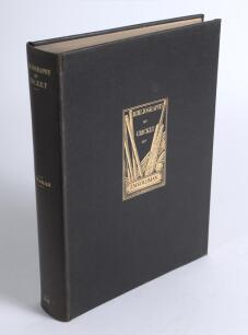 &lsquo;Bibliography of Cricket&rsquo;. J.W. Goldman. Privately printed by the author 1937. Original black cloth with gilt title illustration to front, and title in gilt to spine. Limited edition of 125 numbered copies, this being no. 95, nicely signed in ink by Goldm