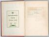 &lsquo;The Dawn of Cricket&rsquo;. Compiled by H.T. Waghorn, edited by Lord Harris. Published by the Marylebone Cricket Club. London 1906. 204pp. Original red cloth covers, gilt title to spine. Bookplate of Nottinghamshire C.C.C. to inside front cover, and printed pr - 2