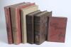 Sporting books. Six hardback titles. &lsquo;Lawn Tennis&rsquo;, H.W.W. Wilberforce, London 1895. &lsquo;The &ldquo;House&rdquo; On Sport&rsquo;, W.A. Morgan, Vol. I London 1898, and Vol. II 1899, staining to boards. Two volumes of &lsquo;The Badminton Library of Sports & Pastimes&rsquo;, &lsquo;Football&rsquo; &lsquo;Ne