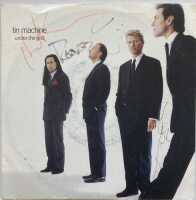 DAVID BOWIE AND TIN MACHINE SIGNED SINGLE