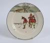 Royal Doulton. Two &sbquo; &lsquo;Golfing series&rsquo; plates, decorated to face in colour with cavalier figures (Charles Crombie) playing golf, one with proverb inscription &lsquo;Give losers leave to speak and winners to laugh&rsquo;, the other with &lsquo;He that always complains is nev - 3