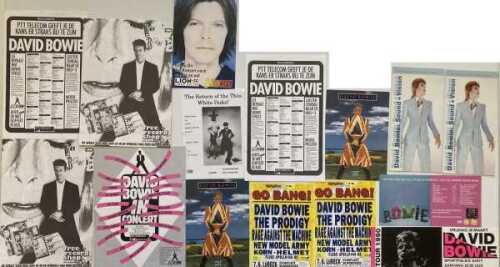 DAVID BOWIE FLYERS