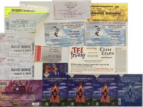 DAVID BOWIE 1990S TICKETS