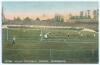 Aston Villa F.C. Early original colour postcard titled &lsquo;Aston Villa Football Ground, Birmingham&rsquo; with a match in progress. Date unknown, probably c.1907. B.B. London series no. 62. Very good condition.