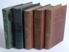 Cricket literature. Five early hardback titles. &lsquo;Pigskin and Willow&rsquo;, Byron Webber, London 1883. &lsquo;Peter Steele, the Cricketer&rsquo;, Horace G. Hutchinson, Bristol 1895. &lsquo;The Triple Alliance. Its trials and triumphs&rsquo;, Harold Avery, London 1899. &lsquo;Tales of the St