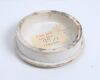 Cricketing pot-lid. Original circular pot-lid printed in black with crossed bats, stumps and balls within a cartouche. - 3
