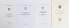 Kent cricketers&rsquo; orders of service. Four original orders of service of thanksgiving including three former Kent cricketers. Les Ames 11th May 1990, Godfrey Evans 21st September 1999, both at Canterbury Cathedral, and Colin Cowdrey, Westminster Abbey, 30th