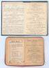 South African cricket membership tickets 1903-1905. Original Cape Town C.C. membership card/ fixture list booklet for season 1904/05, leather covers with gilt title. Sold with a similar membership booklet for Western Province C.C. 1904/05. Both issued to - 2