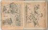 Cricket and football 1905-1907. Leather bound scrapbook album comprising a good collection of newspaper cuttings covering cricket and football matches and players of the period and other non-sporting content of a light-hearted nature. Cricket references i - 2