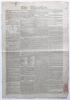 &lsquo;The Traveller&rsquo;. Original early newspaper for 7th July 1801. The rear page column 2 features a report on &lsquo;a Grand Match of Cricket at Hommerton [sic]between Eleven Gentlemen of the Hommerton Club against Eleven select Gentlemen of Hackney, for 500 guineas - 2