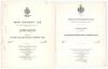 New Zealand tours to England 1965, 1969 and 1973. Two official menus for the British Sportsman&rsquo;s Club luncheons given to the New Zealand cricket teams held at The Savoy Hotel, London on 26th April 1965 with original table plan, and 27th April 1973. Both m - 2