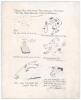 New Zealand tour of England 1937. Official menu for the British Sportsman&rsquo;s Club luncheon given to the New Zealand Cricket team in 1937. The luncheon was held at The Savoy Hotel, London on 6th May 1937. The menu with cartoon cover by Tom Webster, menu and