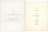 India tours to England 1946 and 1952. Two official menus for the British Sportsman&rsquo;s Club luncheons given to the India cricket teams, both held at The Savoy Hotel, London, one on 1st May 1946, the other 29th April 1952. Both menus with cartoon covers by T - 2